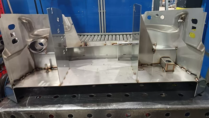 Stainless steel welded assembly